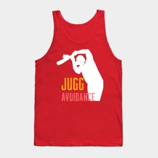 Jugg Avoidance Cricket Slogan Tank Top